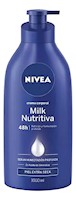 Crema Corporal Nivea Milk Nutritiva Piel Extra Seca 1 Litro